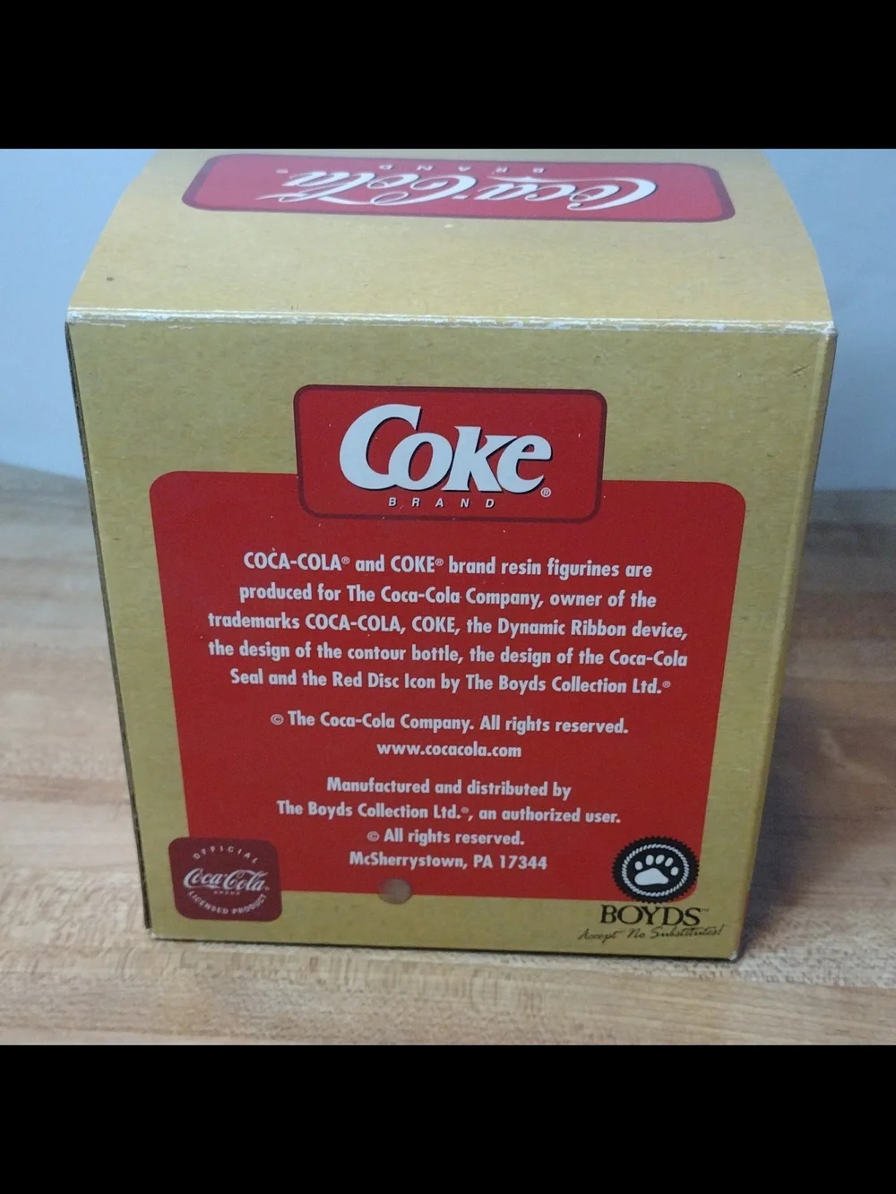 Boyds Bears Coca Cola Billy The Pause That Refreshes Vending Machine Boxed Mint